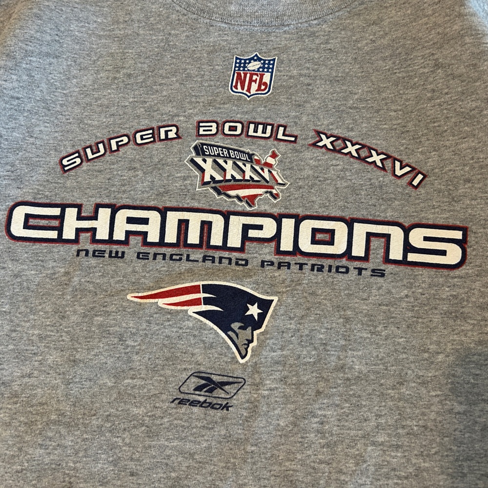 Vintage New England Patriots NFL Super Bowl Champions 2003 Crewneck XL - Picture 2 of 4